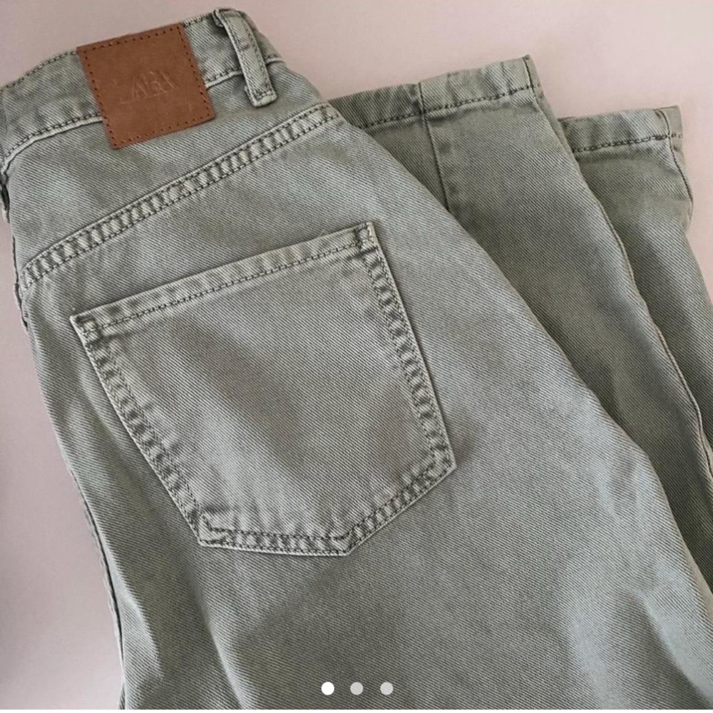 ZARA SAGE GREEN TROUSERS